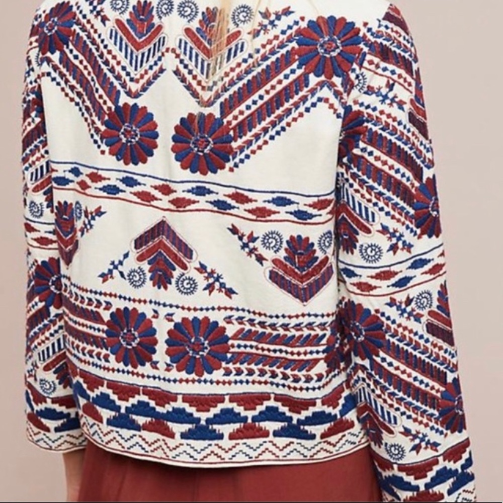 Anthropologie Embroidered Jacket (XS)